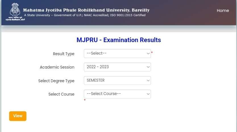 MJPRU Result 2023 || Mahatma Jyotiba Phule Rohilkhand University Result ...