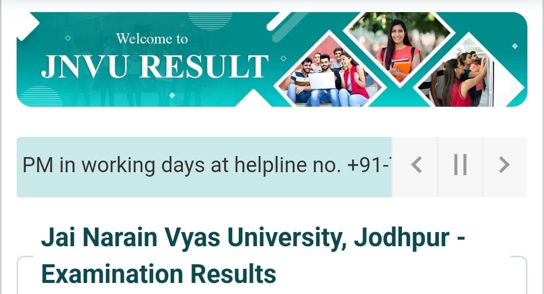 JNVU Result 2026