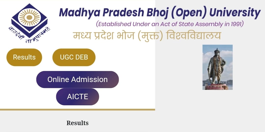 MP Bhoj University Result 2026